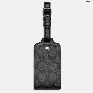 Coach luggage tag